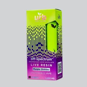 URB Finest Off-Spectrum Disposable available at Gorilla Vape Fort Worth, TX.