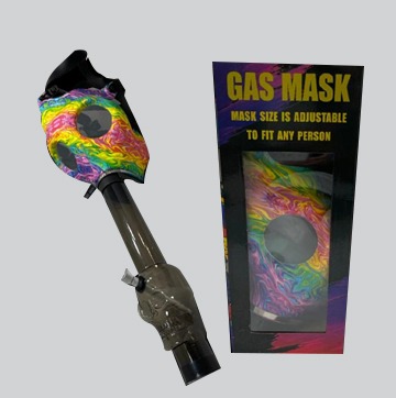 Image of Monster Printed Design Adjustable Gas Mask available at Gorilla Vape in Fort Worth, Texas.