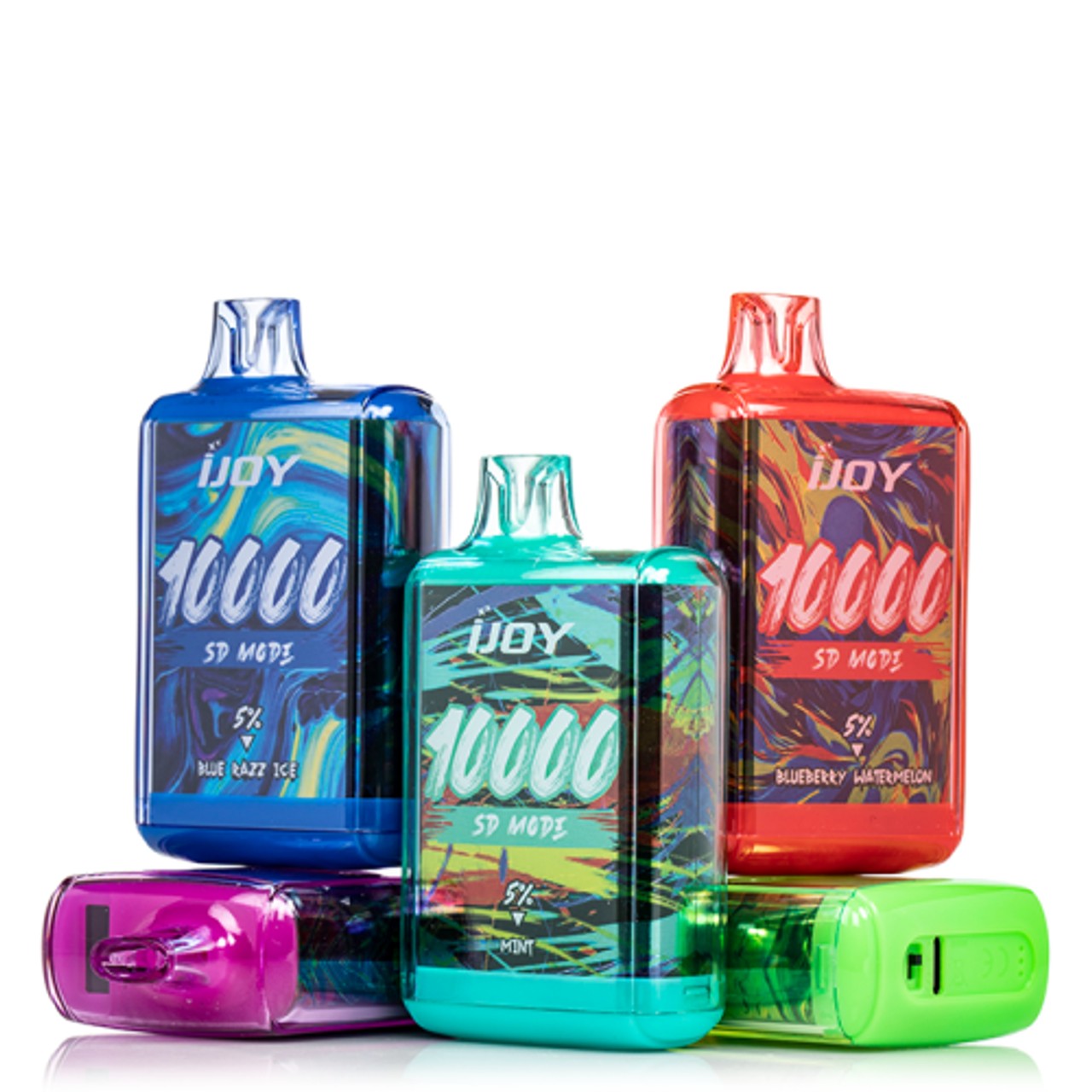 Image of IJOY Disposable Vape 10,000 Puffs (Pack of 5), available at Gorilla Vape in Fort Worth.