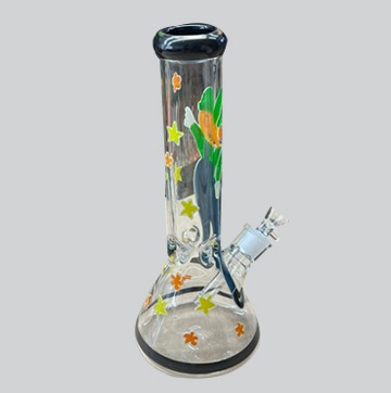 Freaky Bubbles Flask Glass Bong available at Gorilla Vape in Fort Worth, Texas.