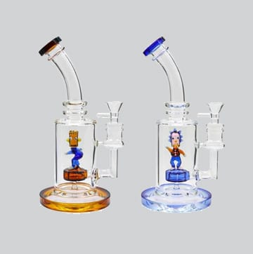 Ocean Themed Clownfish Sea Dabbing Smoking Heady Water Pipe Glass, available at Gorilla Vape Fort Worth.