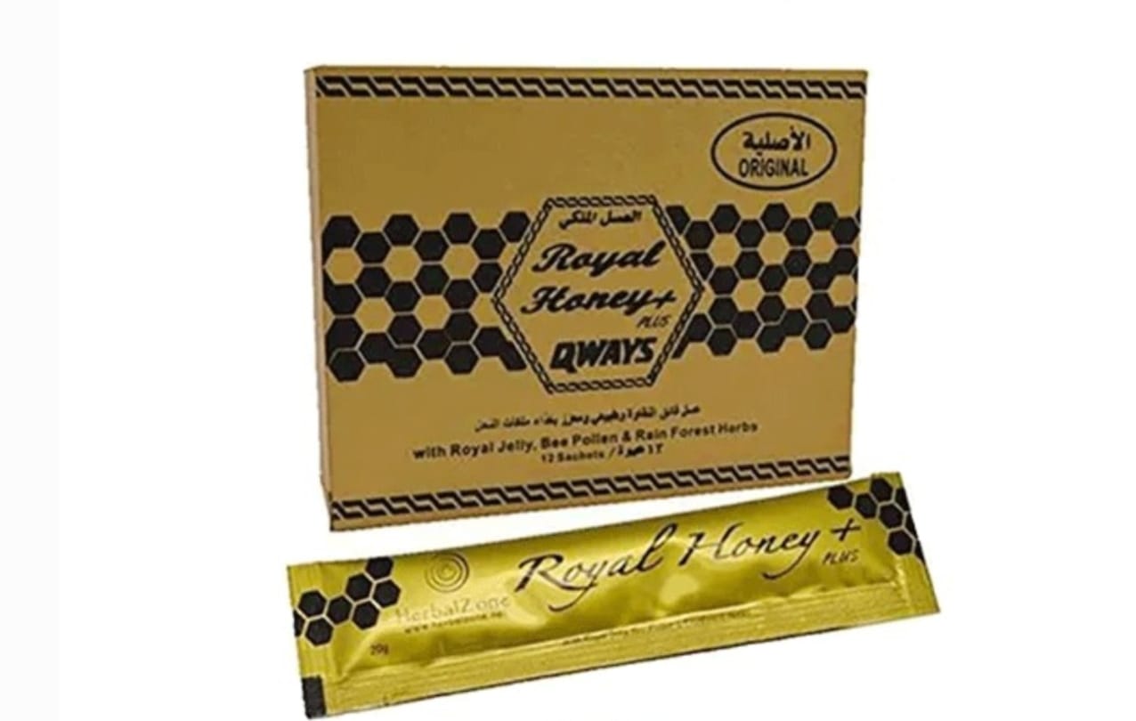 12-Piece Royal Honey Gold Plus Sachets (20g) available at Gorilla Vape in Fort Worth, Texas.