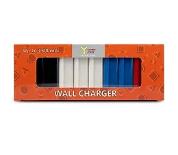 Y MAX Wall Charger Up to 15000mAh available at Gorilla Vape in Fort Worth, Texas.