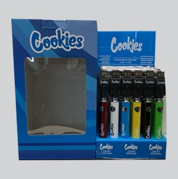 Cookies 900mAh Battery Vape Pen Thread Battery for sale at Gorilla Vape Fort Worth, Texas.