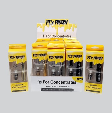 Image of FlyFresh Globe For Concentrates 1100mAh available at Gorilla Vape in Fort Worth, Texas.